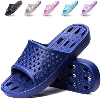 Xomiboe Shower Shoes Quick Drying Non-Slip Comfortable Men Women House Slippers