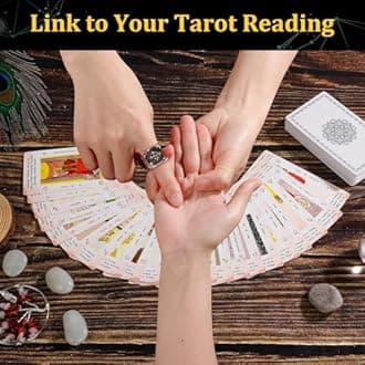 Tarot Cards for Beginners, 78 Original Tarot Deck Card with Guide Book, Durable Tarots Cards with Meaning on Them