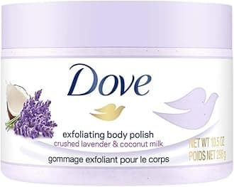 Dove Exfoliating Body Polish Crushed Lavender & Coconut Milk, 10.5 oz (Pack of 2)