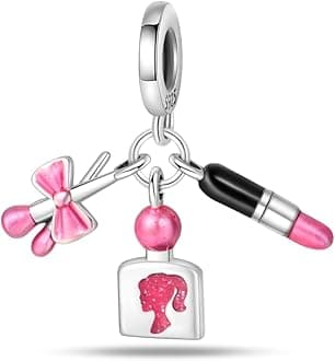 925 Sterling Silver Charms for Bracelets Necklaces 5A Cubic Zirconia Beads Charms Dangle Pendant,Jewelry Beads Gifts for Women