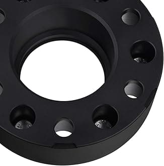 Supreme Suspensions - 4pc 1.5" Hub Centric Wheel Spacers for 2005-2017 Nissan Frontier 2WD 4WD 6x114.3mm BP with M12x1.25 Studs 66.1mm Center Bore w/Lip [Black]