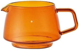 KINTO 21748 SEPIA Jug, 2 cups, Amber, Microwave and Dishwasher Safe, Scale Included