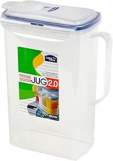LocknLock Rectangular Fridge Door Jug 2ltr (190 x 100 x 234mm)