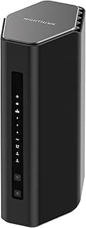 Nighthawk Tri-band WiFi 7 Router (RS500) – security features, BE12000 wireless speed (up to 12 Gbps) – covers up to 2500 sq.ft., 120 devices – 2.5 GB internet port