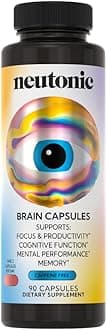 Nootropic Brain Supplement | 1 Month Supply 90 Capsules | for Men and Women | Support Memory, Mental Clarity, Cognitive Function | Boost Focus, Energy, Brain Health