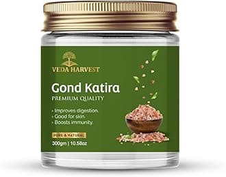 Veda Harvest Gond Katira 300g for Immunity & Digestion | High Cooling Properties | Promotes Skin Health | 100% Pure & Natural | Certified | Tragacanth Gum
