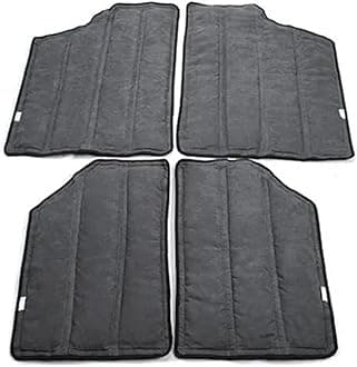 Heat Insulation Cotton Pad ，Compatible For Jeep Wrangler JK 2012-2017 Headliner Roof And Rear Window Insulation Kit 2 4 Doors(2 Door Gray)