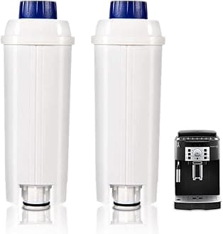 2 PACKS DLSC002 Water Filter Compatible with DeLonghi Coffee Machines Replacement for ECAM, ESAM, ETAM, BCO, EC