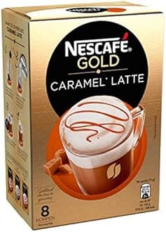 Nescafe | Instant Coffee | Latte Caramel | 8 Sticks Per Pack 136gr/4.80oz