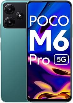 POCO M6 Pro 5G (Forest Green, 8GB RAM, 256GB Storage) Without Offer
