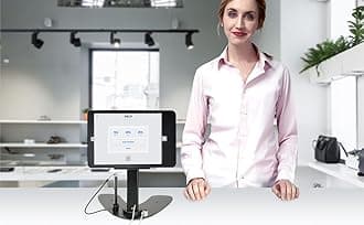 CTA Digital Dual Security Kiosk Stand iPad 10.2-Inch (7th Generation) PAD-ASKB10