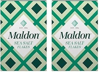 Sea Salt Flakes, Unique Pyramid Shaped Salt Flakes, Perfect for a Wide Range of Dishes, Hand-Harvested for Four Generations, 250g Box (Pack of 2)