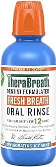 TheraBreath16 Fl Oz, ICY Mint Flavor Mouthwash (Pack of 1) 16 Fl Oz