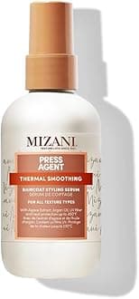 Thermal Styling Serum, Provides Hydration and Heat Protection Up to 230°C, For All Texture Types, Layerable, Infused with Argan Oil and Agave Extract, Press Agent Smoothing Styling Serum, 100ml