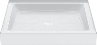 PROFLO PFSB3434 Morenci 34" x 34" Square Shower Base with Single Threshold and Center Drain - White
