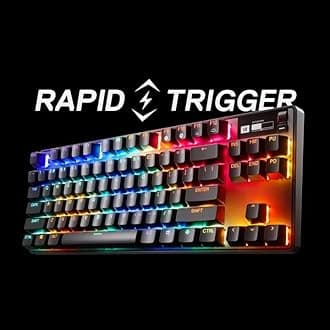 SteelSeries 64865 Apex Pro TKL WL (2023), Wireless, English Layout, OmniPoint Switch, Organic EL Display, US