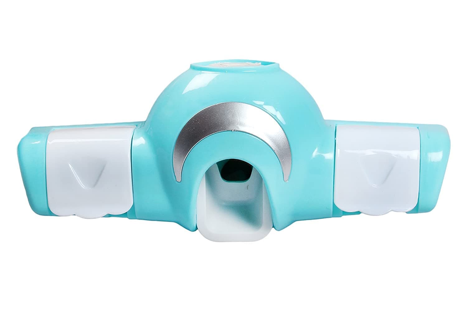 Whitecloud TRANSFORMING HOMES® Automatic Squeezer Toothpaste Dispenser with Detachable Toothbrush Holder for Home and Bathroom Multicolor (Brushes Not Included) (JX600)