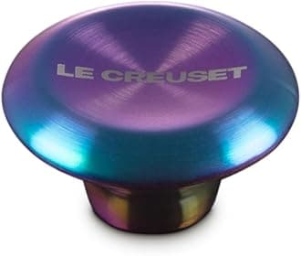 Signature Stainless Steel Iridescent Knob, Large