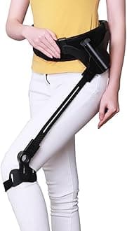Walking Aid, Exoskeleton Power Walking Aids, Simple Bionic Body, Assistance Products, Mobility Walking Aids for Disabled and Elderly Leg Walking Training (Left Leg, S)