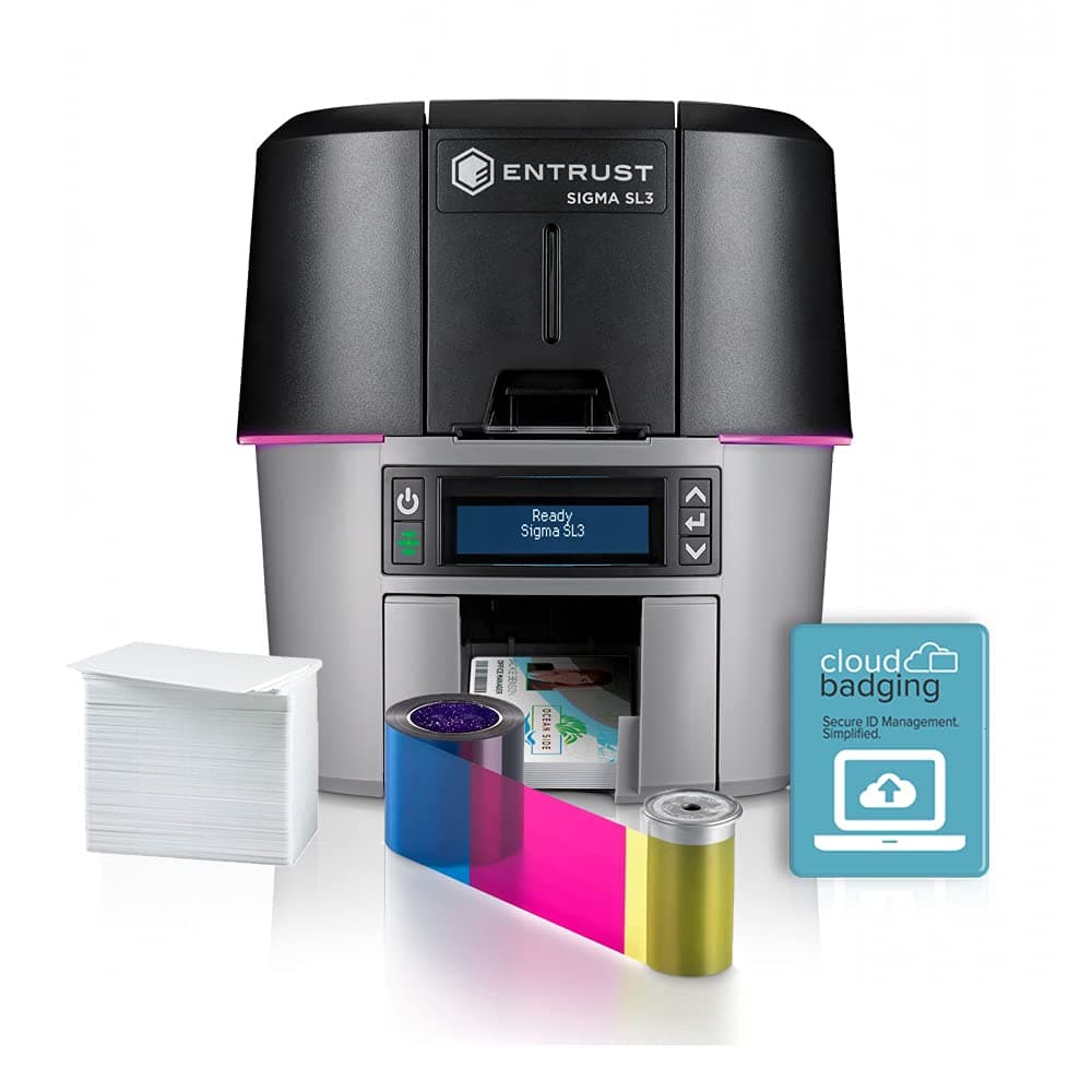 Entrust Datacard Sigma SL3 Printer (Single-Sided + Supplies)