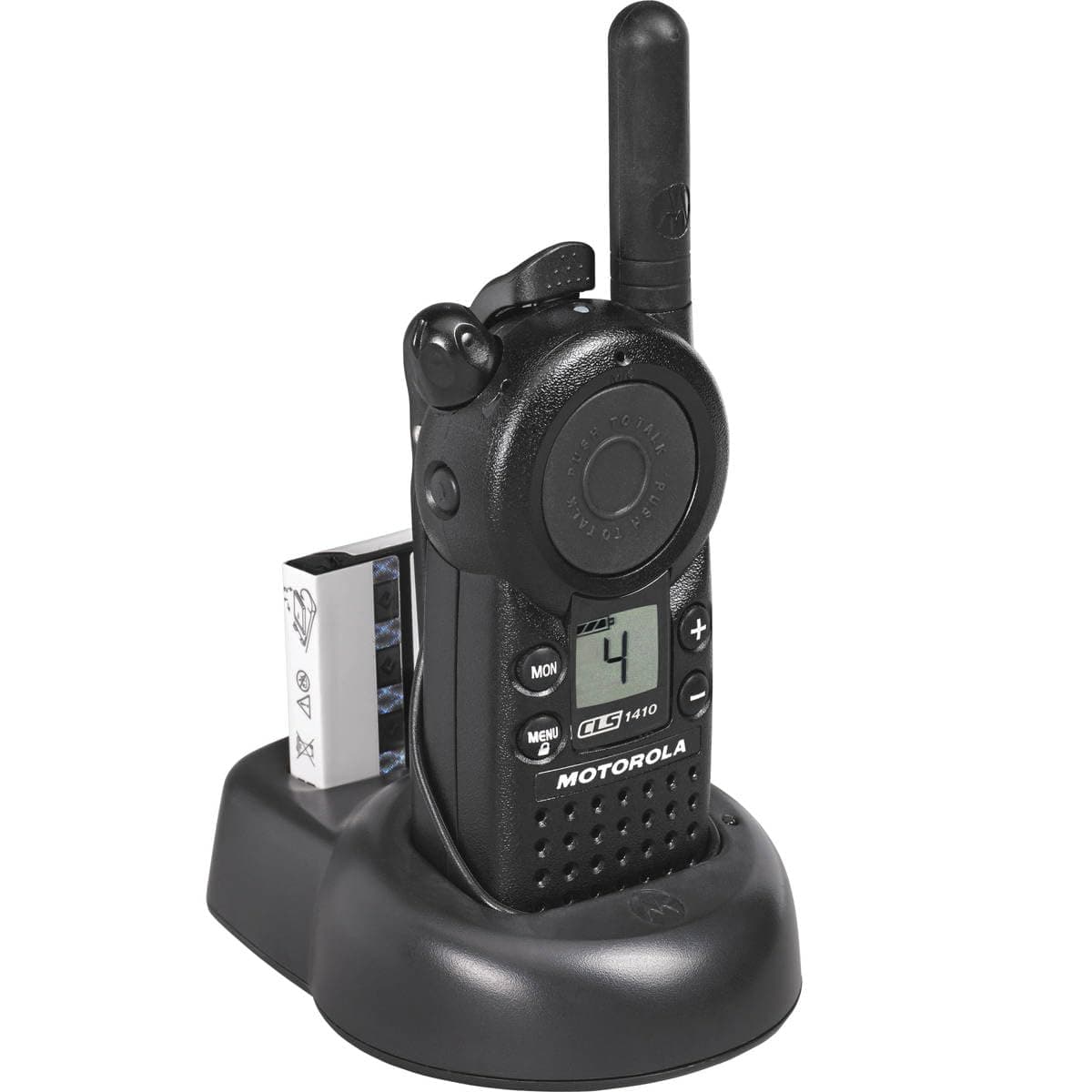 Solutions Professional CLS1410 5-Mile 4-Channel UHF Two-Way Radio, Black