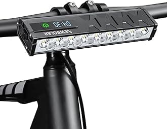 Bike Lights for Night Riding, 4800 Lumen Bike Front Light with Digital Display, USB Rechargeable Bicycle Light, IPX5 Waterproof Bike Headlight for Adult Kid Mountain