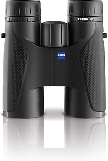ZEISS Terra ED Binoculars 8x32 Waterproof, and Fast Focusing with Coated Glass for Optimal Clarity in All Weather Conditions for Bird Watching, Hunting, Sightseeing, Grey