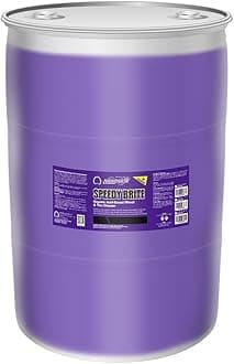 Nanoskin SPEEDY BRITE Pro Grade Wheel & Tire Acid Cleaner, 30 gallons - Chrome & Coated Wheel Safe, Cleaning with Organic Acid | Removes Brake Dust & Road Grime for Auto Detailing, Body Shop Safe