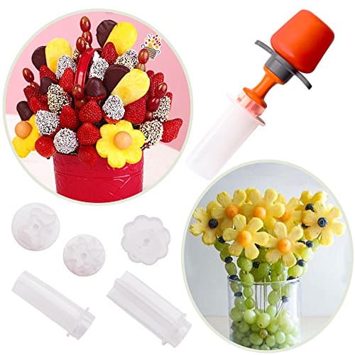 CARETHYS New Creative Plastic Cake Cookie Vegetable Fruit Shape Cutter Slicer Veggie Mold Set DIY Decorating Tools