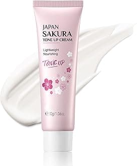 Facial Moisturizer Tone-up Cream, Sakura Essence Glow Face Moisturizer Cream 1.06 Fl OZ Hydrating & Smooth Dry Skin Lightweight Nourishing Facial Skin Instant Tone-Up Lazy Face Cream