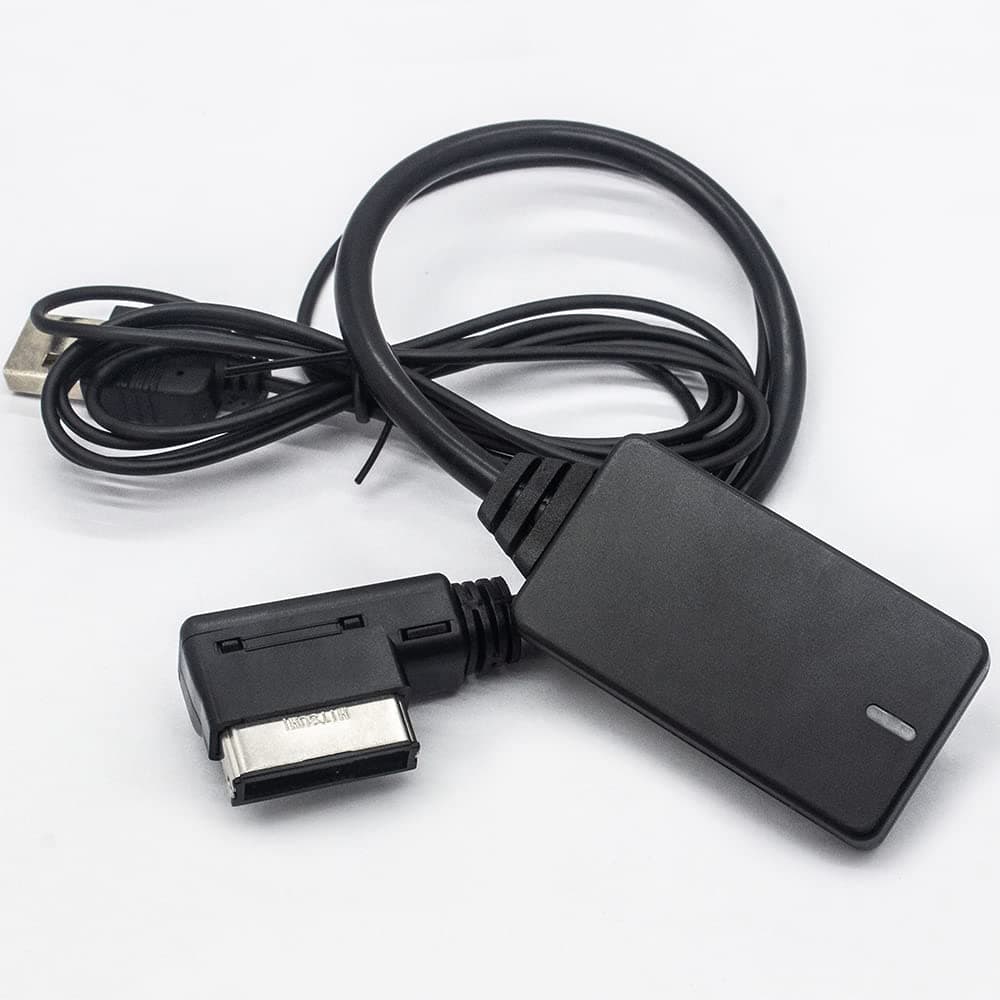 Bluetooth 5.0 Adapter Compatible with Audi A3 A4 A5 A6 A7 S3 S4 Q3 Q5 Q7 Volkswagen VW 2G 3G 3G+ AMI MMI Port Cable Music Play Connector Works with Apple iPhone iPod Android