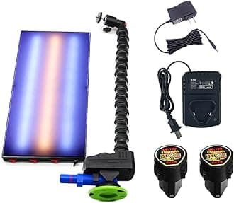 PDR Light, Paintless Dent Repair Tools, Car Dent Reflector LED Stripe Line Board, Automobiles Body Stripe Testing Light with Lithium Battery - for Car Body Dent Removal