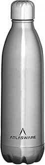 Stainless Steel Vacuum Bottle, 500 ml - Matt Steel