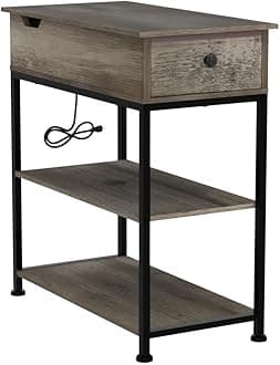 WLIVE Flip Top Side Table