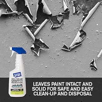 Motsenbocker's Lift Off 41101-4PK Spray Paint and Graffiti Remover – Removes Spray Paint, Acrylic, and Enamel – Safe for Wood, Metal, Concrete, Plastic – Water-Based Formula – 22 Fl Oz (Pack of 4)