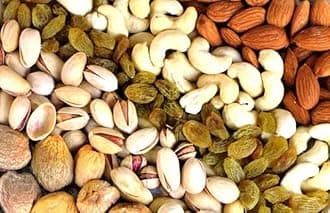 NATURESERVE Mix Dry Fruits with Almonds, Cashew, Kishmish, Apricot, Black Raisins, Nuts and Dry Fruits (200g)