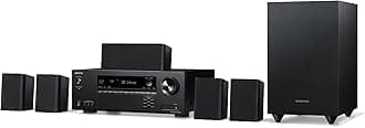 Onkyo HT-S3910 5.1-Ch Home Theater Receiver and Speaker Pack (2019 Model)