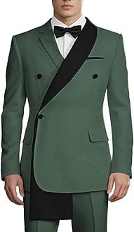 SHUZHXLZANGY Mens Tuxedo Suit Set 2 Piece Wedding Tuxedo for Men Prom Dinner Party