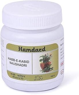Hamdard Habbe Kabid Naushadri - Liver Health Support | Aids Digestion | 100 Pills| Pack of 1