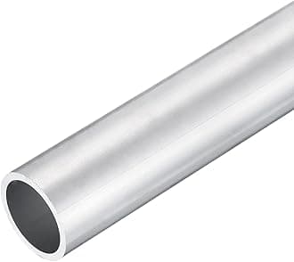 DMiotech (35mm OD x 29mm ID) 6063 Aluminum Round Tube 300mm Length Industry Metal Tubing for Machinery Frame Construction DIY Projects