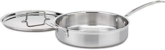 MCP33-30HN MultiClad Pro Triple Ply 5.5-Quart Saute Skillet, Sauté Pan w/Helper & Cover