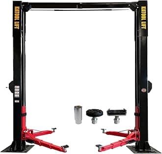 15000lbs 2 Post Car Lift Clearfloor Car Lift Auto Lift 2 Post Lift/Two Post Lift Car Lifts for Home Garage (15000lbs Lift)