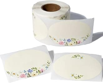 MONEST Waterproof Label Stickers for Jars and Lids, Pantry, Mason Jar, Cannin...