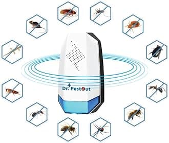 Ultrasonic Pest Repellent Machine to Repel Lizard, Rat, Cockroach, Mosquito, Home Pest & Rodent Repelling Aid for Reject Ants for Reject Insect Mosquito Killer Machine Lizard (Pack of 06)