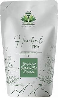 SAI HERBS Bloodroot Herbal Tea Powder - Sanguinaria Canadensis - Pure & Natural - Luxury Herbal Tea (250 Grams)