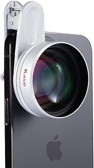 Kase Upgraded HD Master Macro Lens Plus for iPhone Samsung Android with Long Focus Distance 45-85mm, Macro Photography Phone Camera Lens Attachment