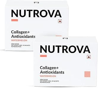 Collagen+ Antioxidants | Marine Collagen Supplements Powder for Men & Women | Improves Skin Hydration, Reduces Damage | Skin, Hair & Nails | Zero Sugar - Watermelon | 60 Servings