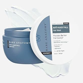 Bare Anatomy Anti-Hair Fall Mask Provides 5X Hair Fall Control For Hair Fall Suitable For All Hair Types Enriched With Adenosine And Peptides 250 ml