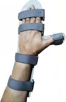 - Wrist Hand Support Static Cockup Splint for Stroke, Paralysis, Arthritic Diseases, and Fractures (For Left Hand, M)