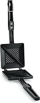 Tosaa - TSTDUET Duet 2-Cut Gas Sandwich Toaster (Black), Standard